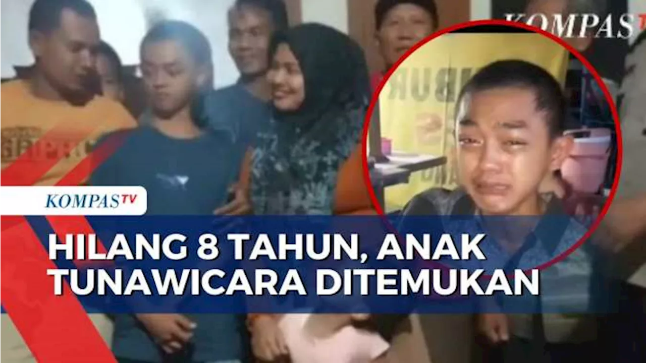 Kisah Ardian, Anak Tunawicara yang Hilang 8 Tahun Akhirnya Bertemu Keluarganya