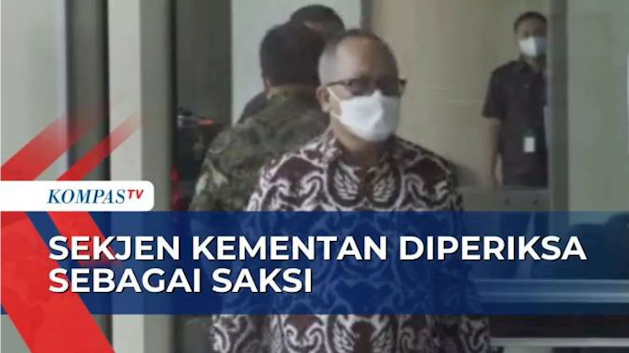 KPK Periksa Sekjen Kementan Kasdi Subagyono Sebagai Saksi Dugaan Korupsi di Kementan