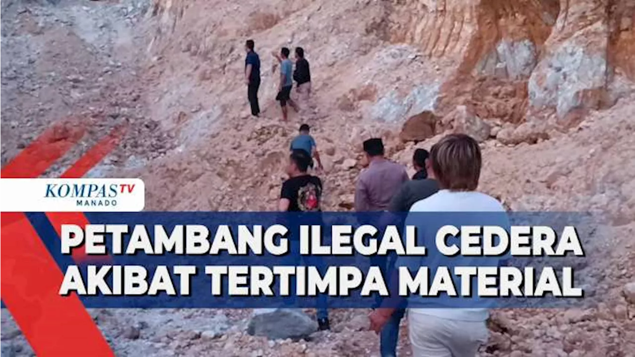 Mengambil Emas Secara Diam-Diam, Petambang Ilegal Tertimpa Material Emas