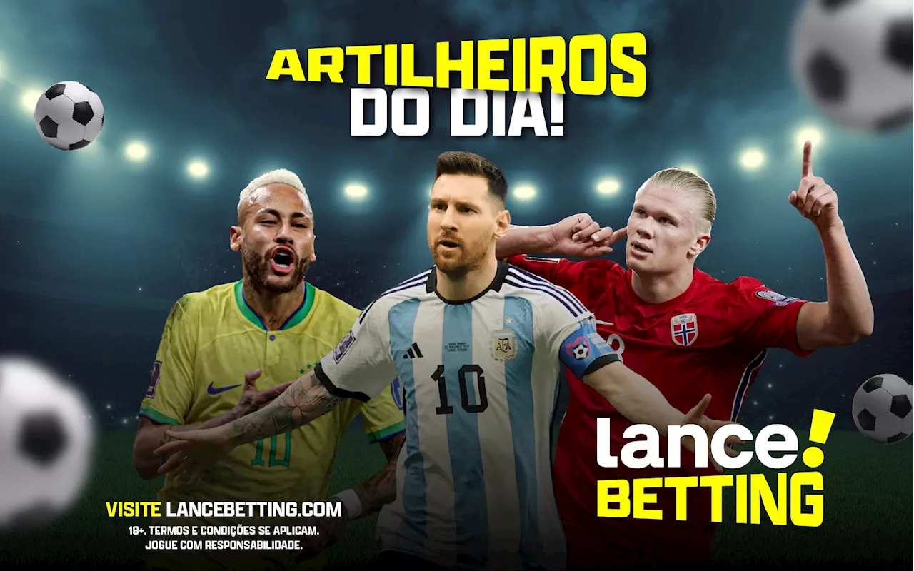 Combinado estelar! Aposte R$100 e ganhe R$400 com Messi, Neymar e Haaland