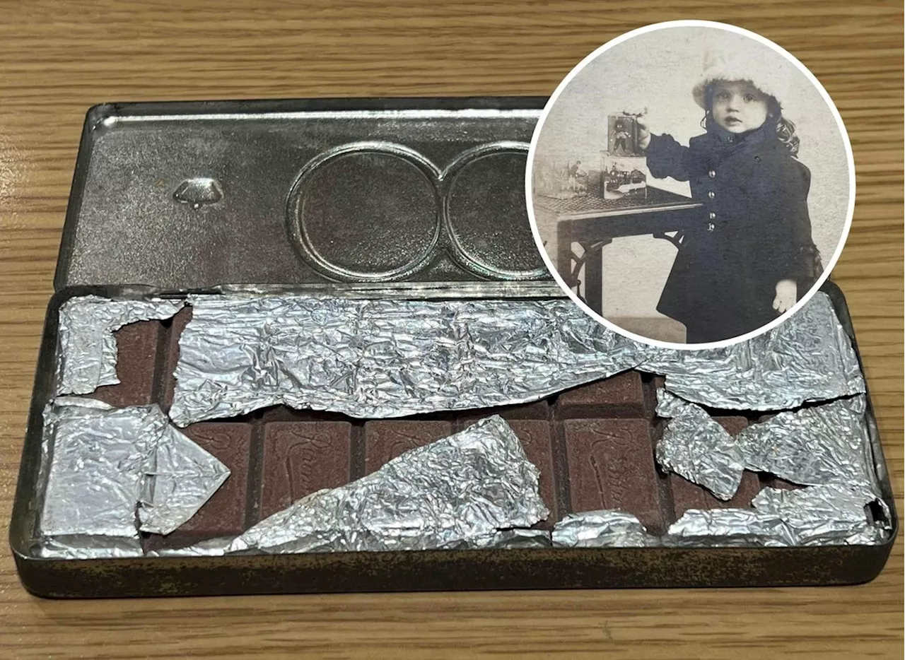 Royal jubilee chocolates from 1935 that Leeds woman avoided eating for over 80 years found hidden under bed