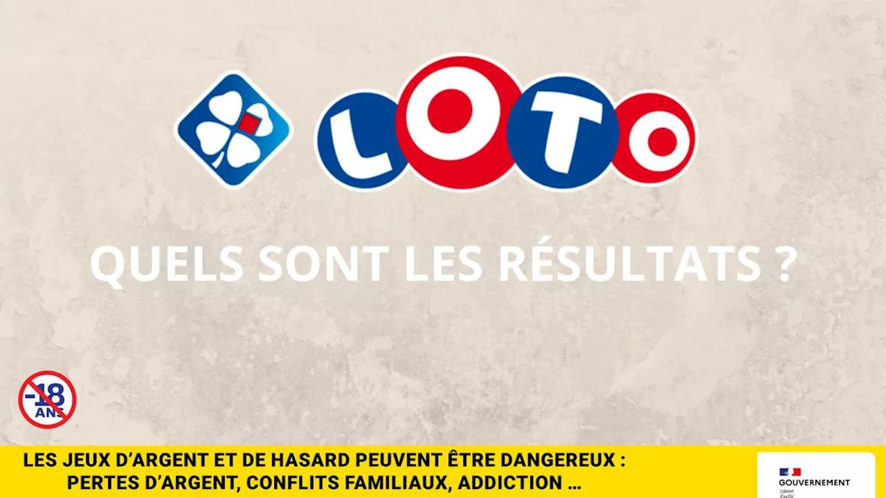 Les résultats du Loto de la FDJ du mercredi 11 octobre 2023