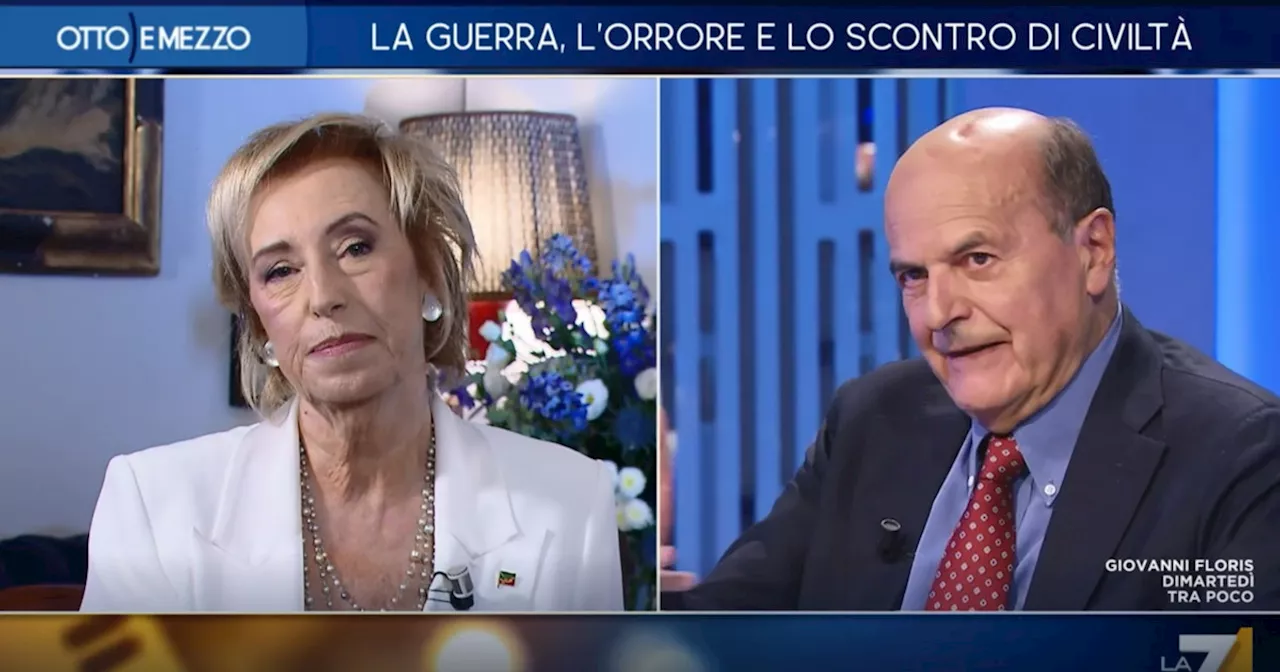 Bersani alla Moratti: &#034;Le chiedo una cortesia&#034;, e giù insulti alla Meloni