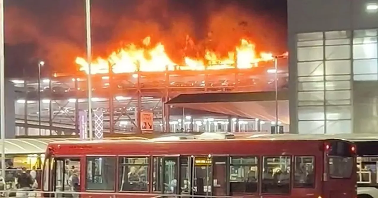 Flights diverted to Manchester Airport amid fire chaos