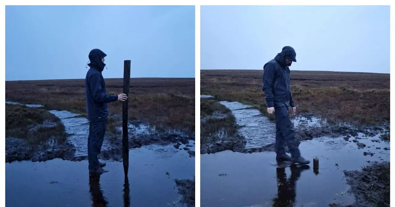 There's a 5ft deep puddle walkers and fell runners keep falling into...