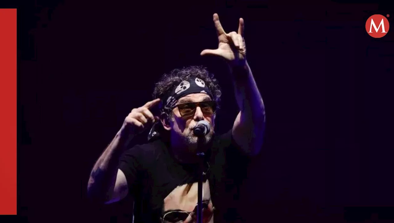 Andrés Calamaro niega muerte del rock; 'está más vigente que nunca'