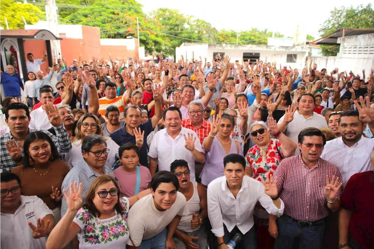 Aspirante Joaquín Díaz Mena instala asambleas informativas en Yucatán