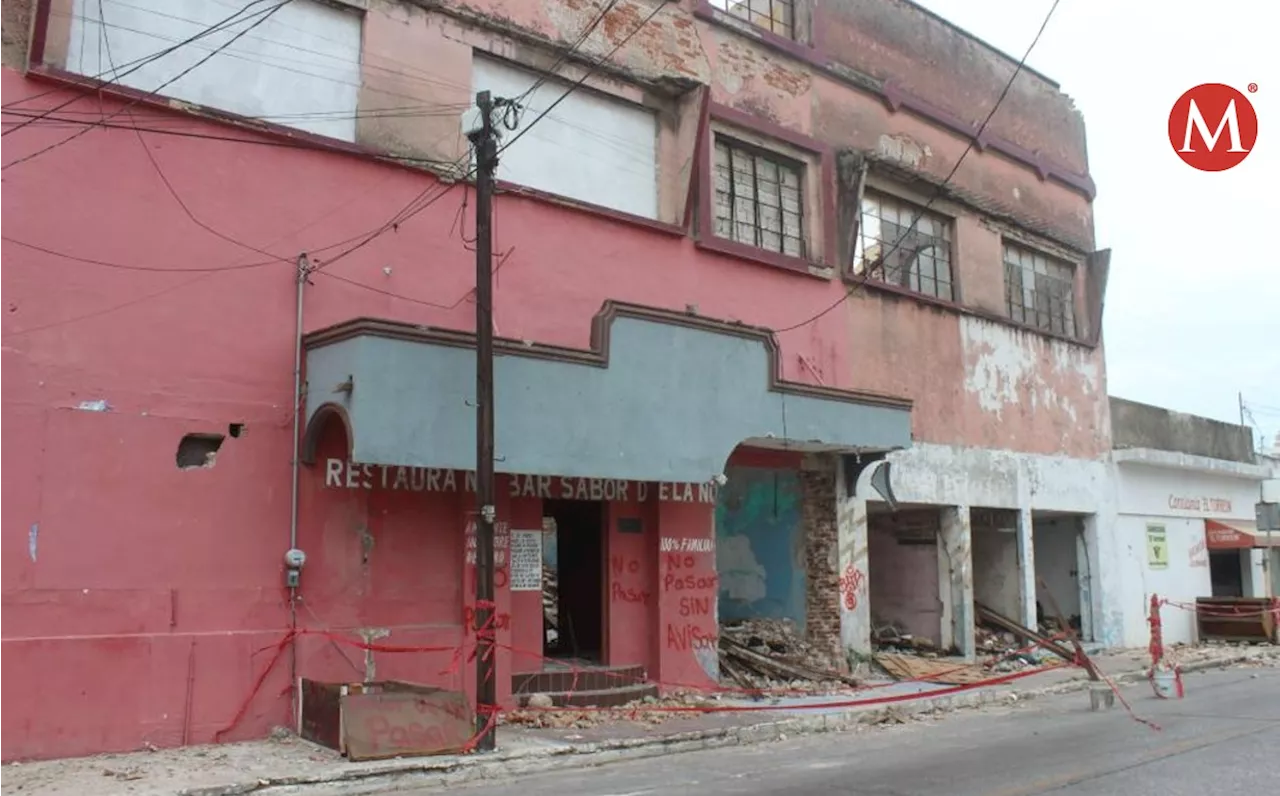 Piden desalojar edificios de Tampico en malas condiciones