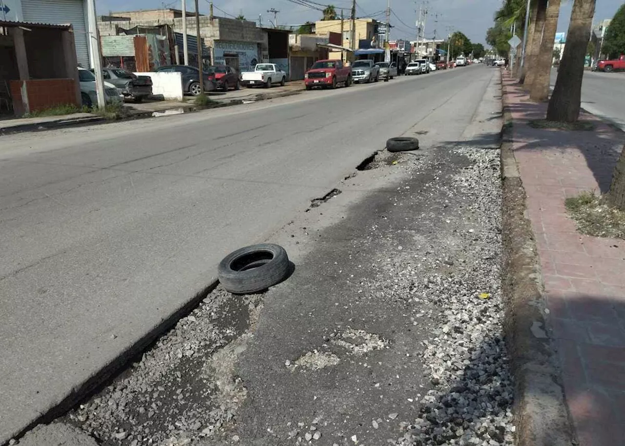 Tras lluvias aparecen baches en Torreón; El Tajito y Periférico entre los más afectados