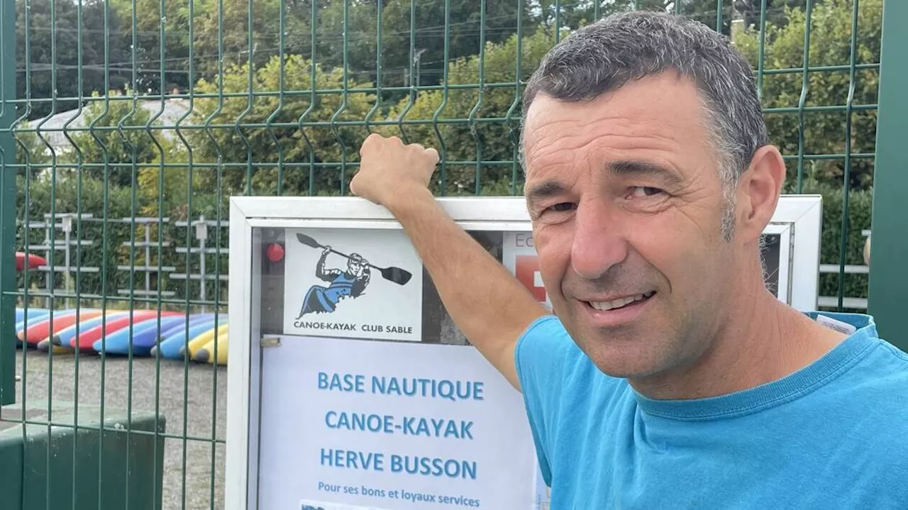 Coach de kayak à Sablé pendant 30 ans, Hervé Busson organise sa nouvelle vie entre Pau et la Sarthe