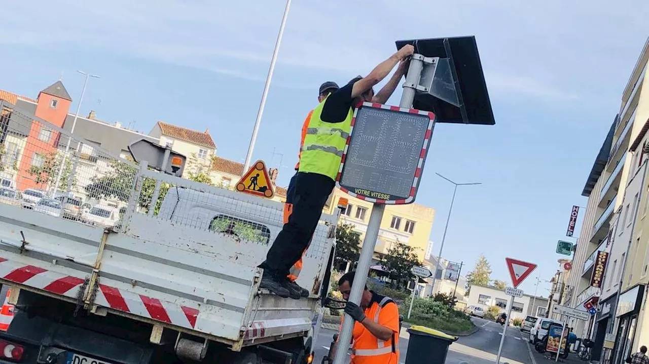 Parthenay. Un radar pédagogique installé en centre-ville