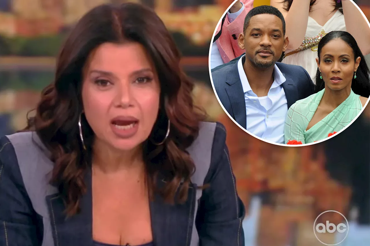 'The View' host Ana Navarro calls Jada Pinkett Smith's 'unseemly' reveal about Will separation a cash grab