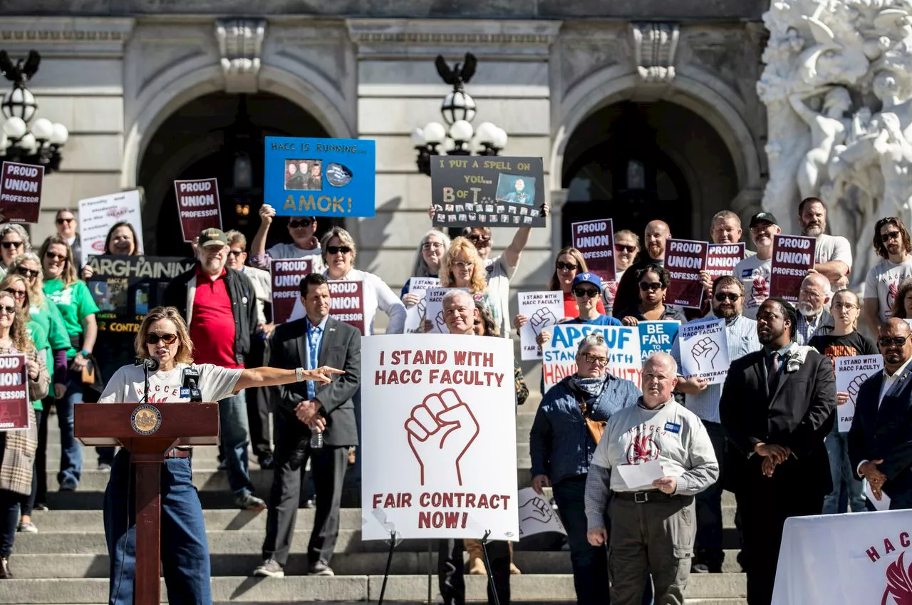 HACC faculty push for contract despite arrest of union reps, negotiation delays