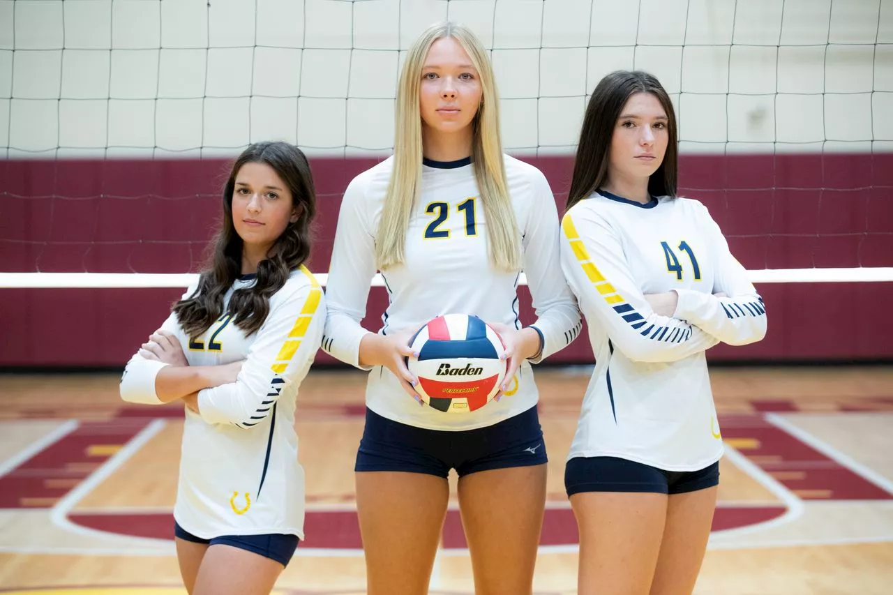 Madilyn Bogovic, Sadie Ludwick, Ava Sansom help Cedar Cliff volleyball outlast Chambersburg.