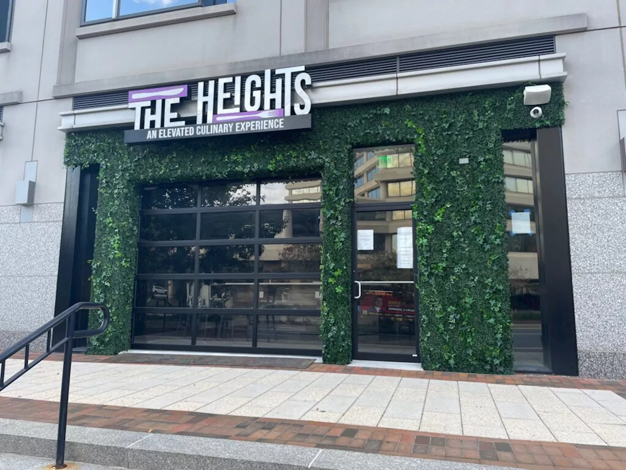 Friendship Heights Food Hall, The Heights (“an elevated culinary experience”), Nears Opening