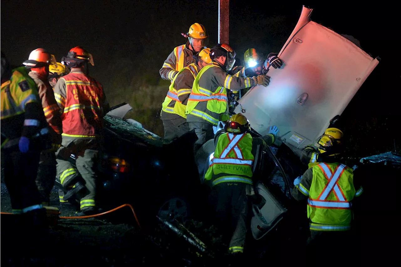 Two people sent to hospital with serious injuries following single-vehicle crash in St. John’s