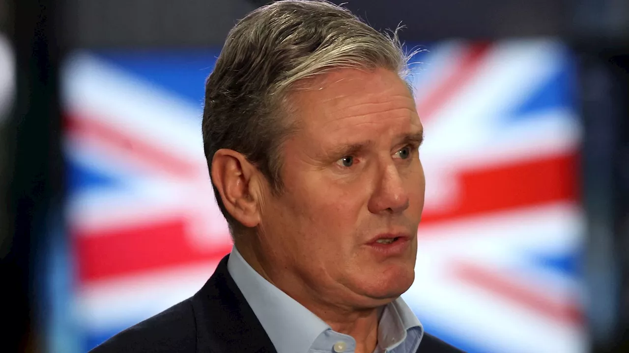 Keir Starmer says 'idiot' glitter-throwing protester was not going to stop his speech