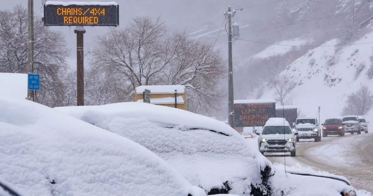 Some parts of Utah are about to get hit with a foot of snow — or more