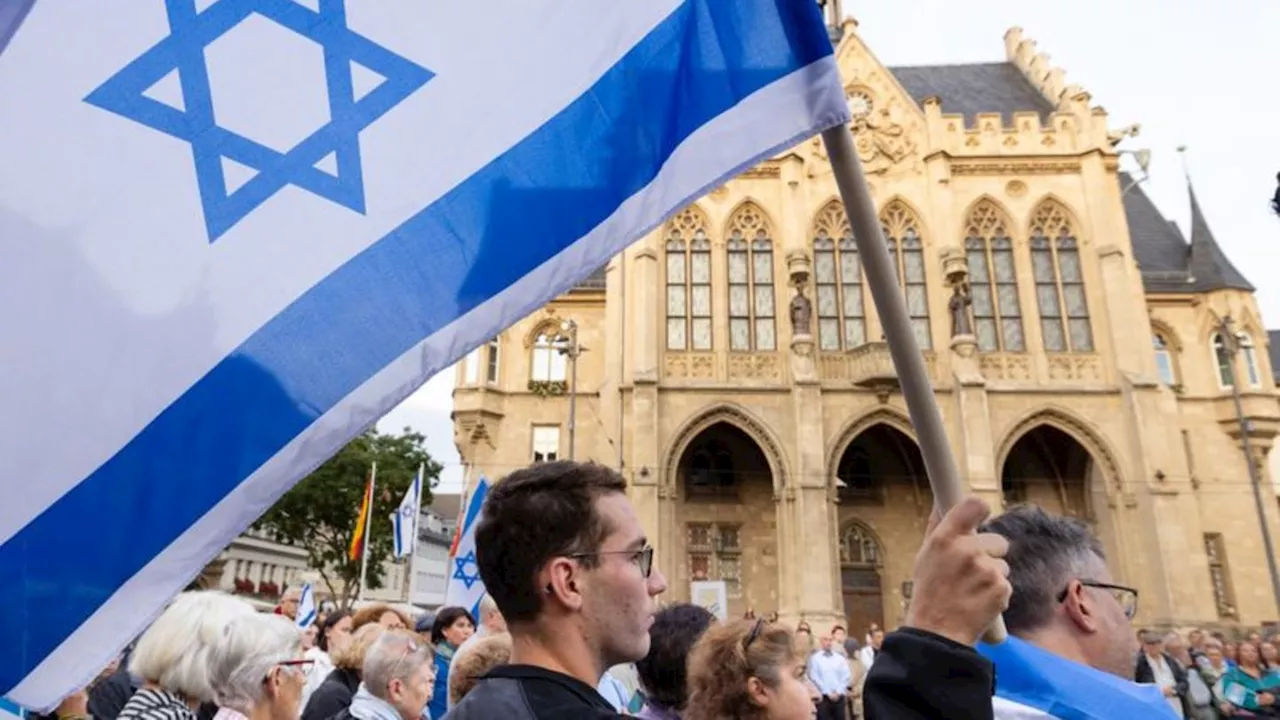 Erfurt: Mehr als 200 Menschen bei Solidaritätskundgebung für Israel