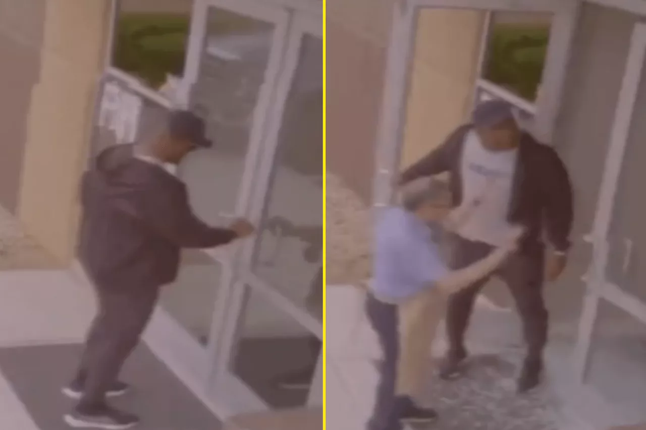 Leaked footage shows Francis Ngannou accidentally shattering glass door before Tyson Fury fight – but fans...