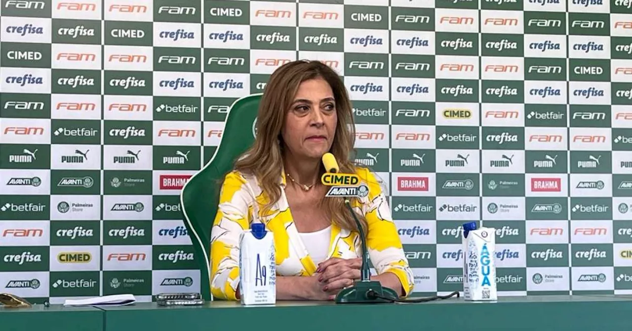 Leila Pereira aumenta o tom contra organizada do Palmeiras: 'Câncer do futebol brasileiro'