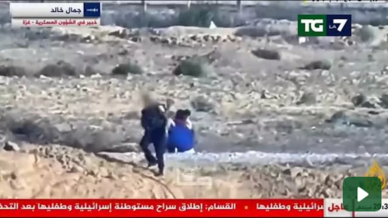 Israele, il video del rilascio di una donna e dei suoi figli da parte di Hamas