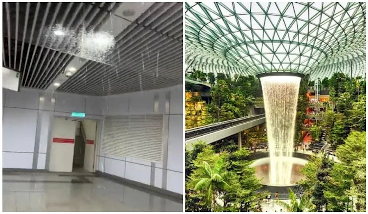 “Nak Lawan Changi Airport” – Bumbung KL Sentral Bocor Dilimpahi Air Undang Perhatian Ramai