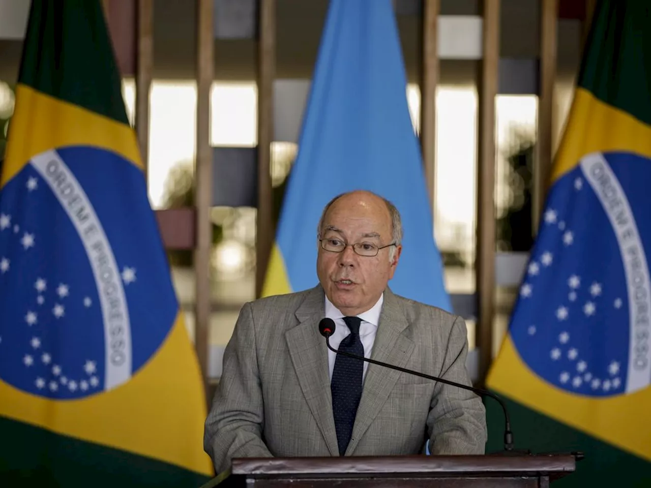 Vieira: Brasil quer usar o Conselho de Segurança da ONU para discutir a paz