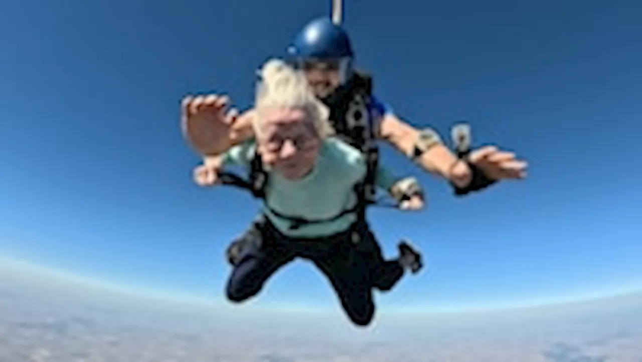 A 104-year-old went viral for skydiving. She died a week later.