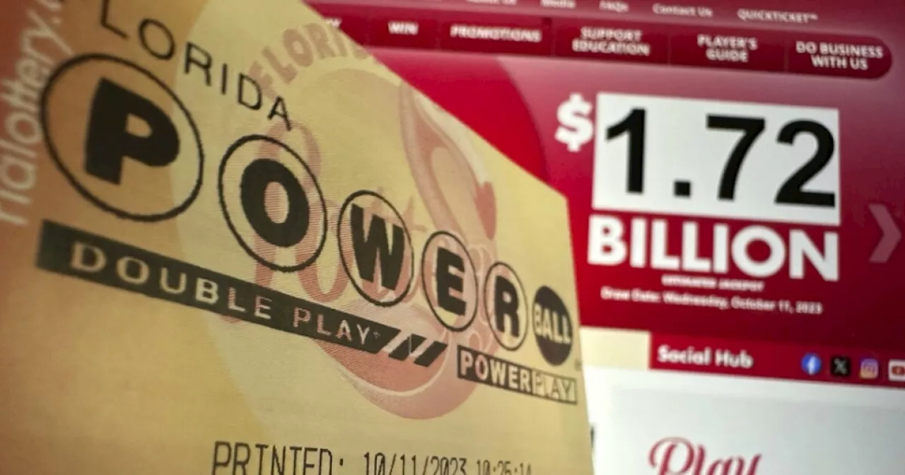 Winning ticket sold in second-largest Powerball jackpot