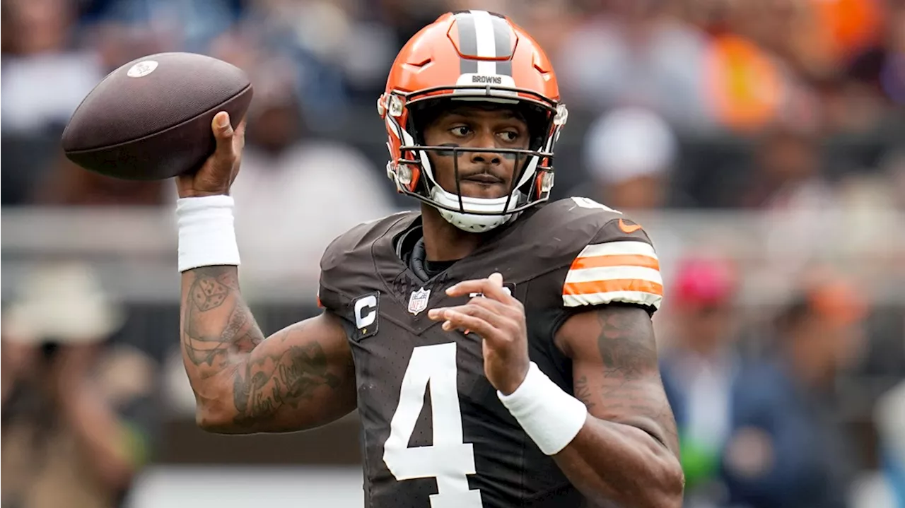 Browns QB Deshaun Watson not practicing again with injury; signs point to him sitting against 49ers