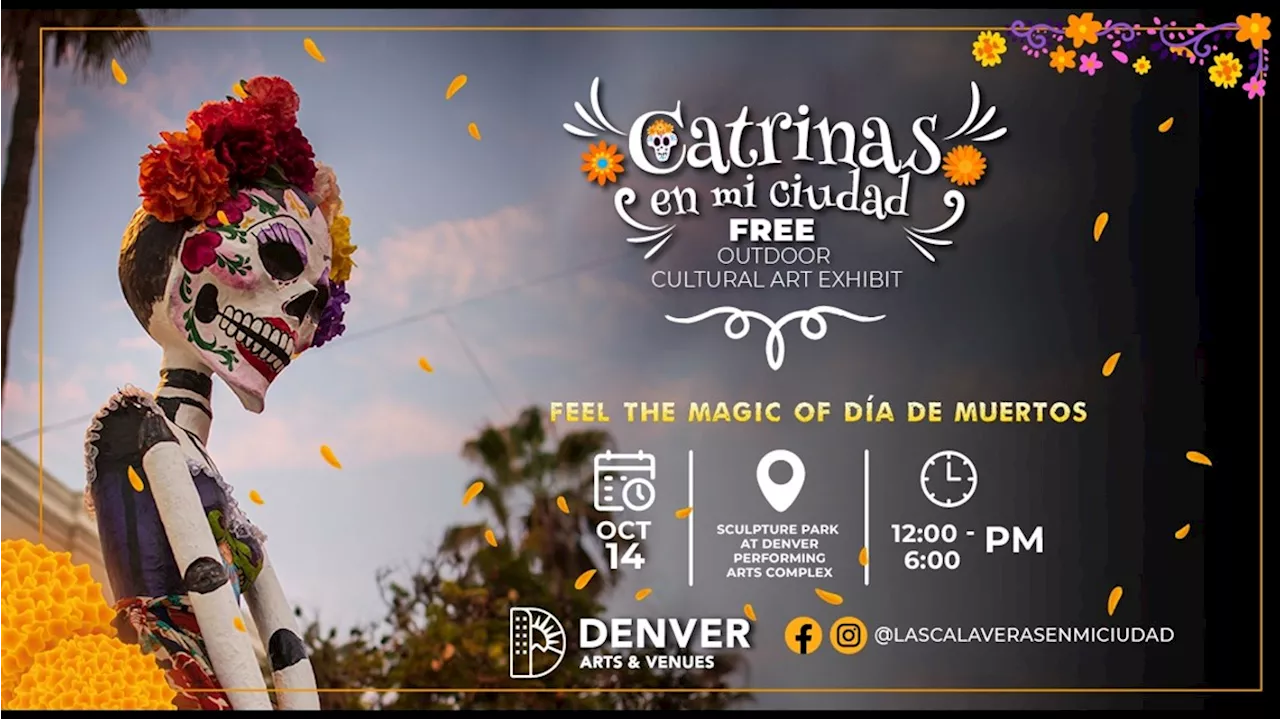 'Catrinas en mi Ciudad' outdoor art exhibit coming to Denver's Sculpture Park this weekend