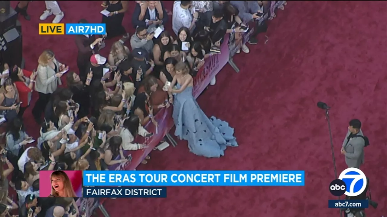 'Taylor Swift: Eras Tour' premier sees star make surprise announcement just before LA debut