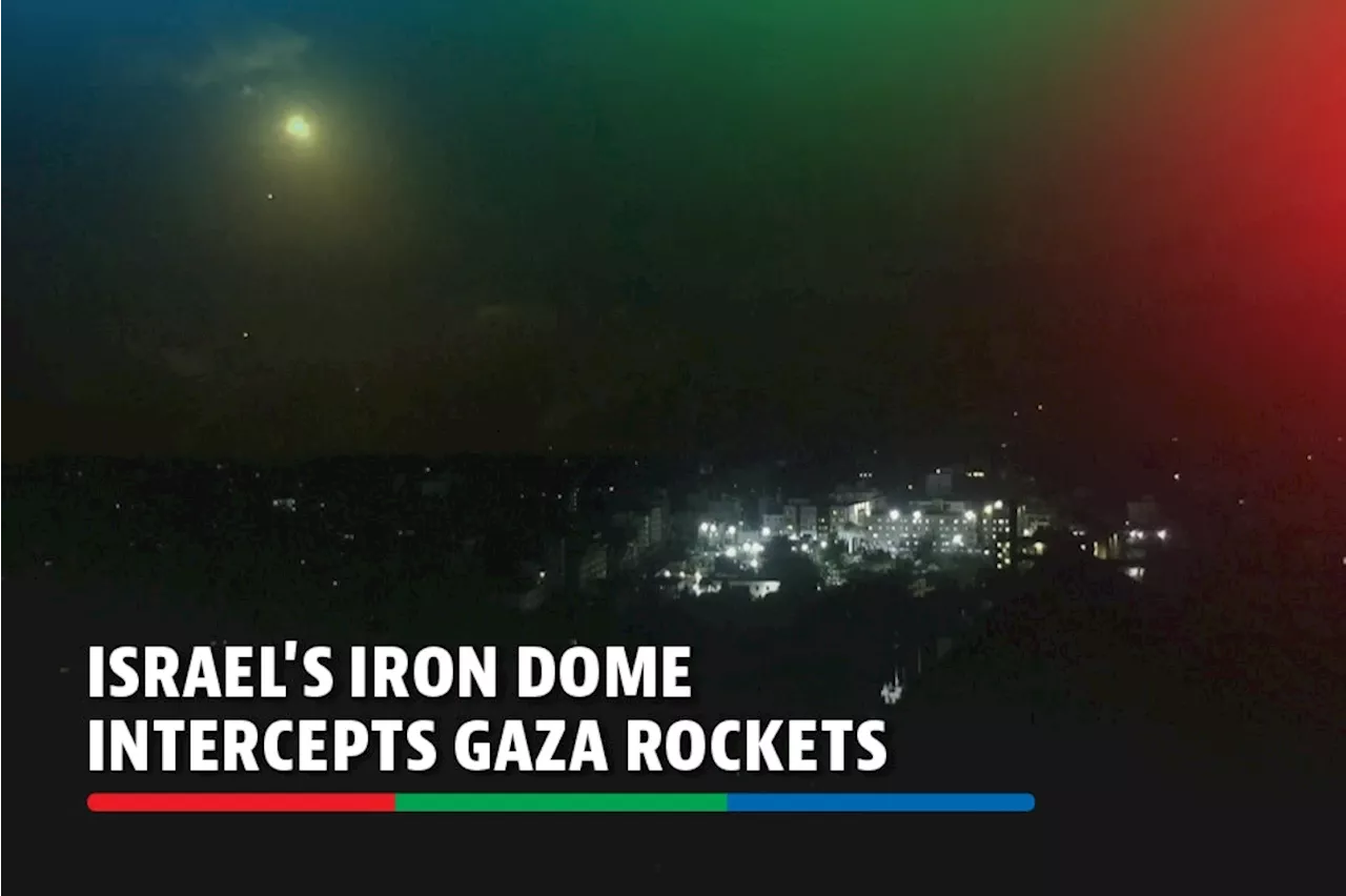 Israel's Iron Dome intercepts Gaza rockets