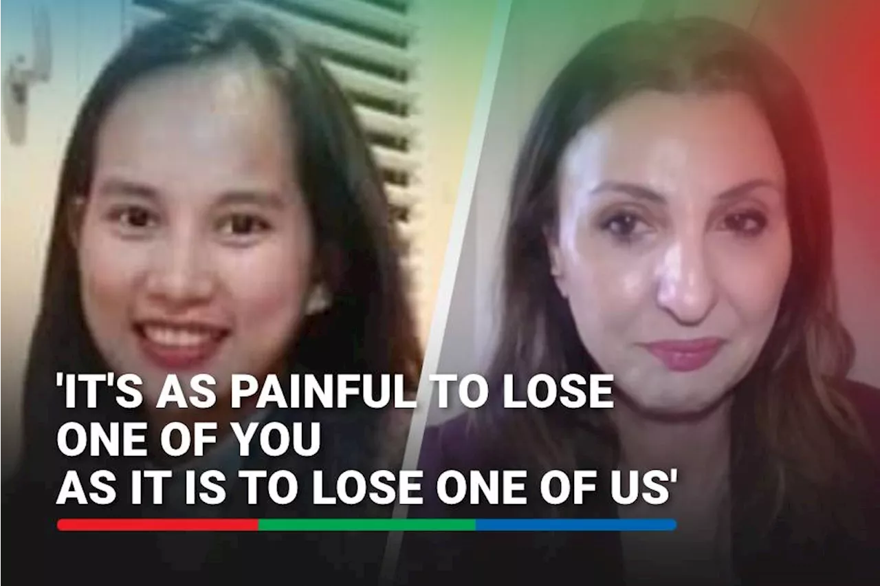 Israeli official emotional over death of Filipina nurse