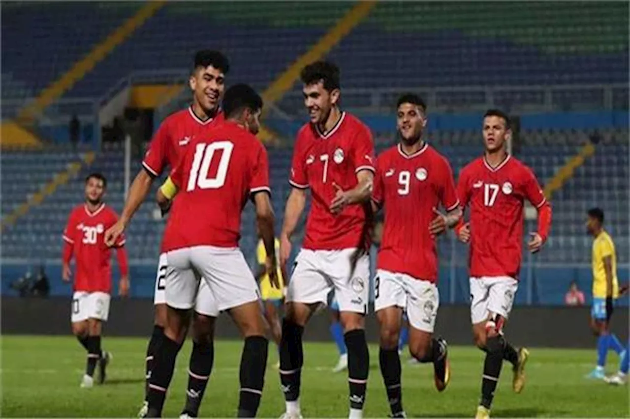 منتخب مصر الأولمبي يتقدم على الأردن بثنائية في الشوط الأول