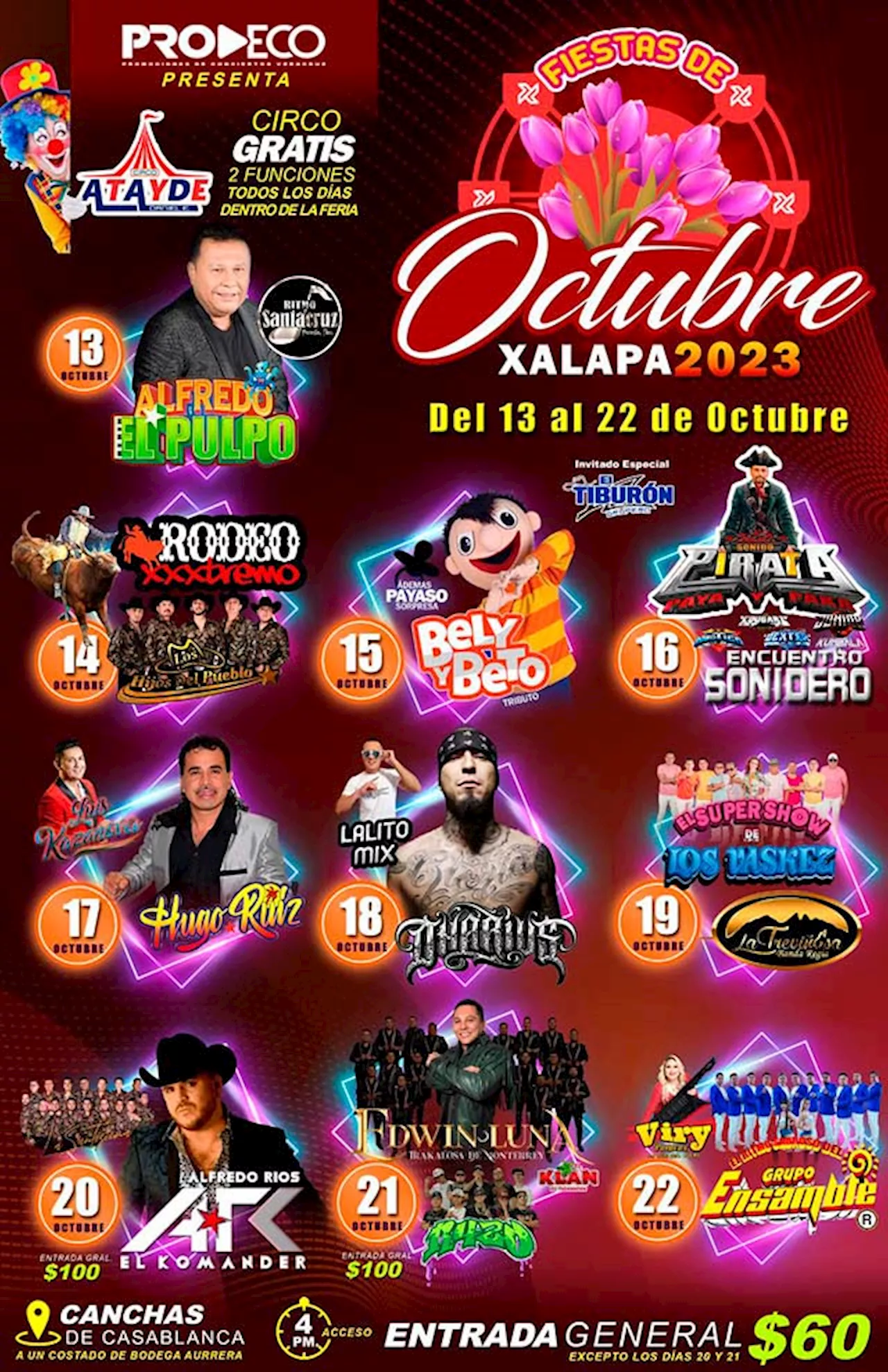 En Xalapa, Casa Blanca invita a las Fiestas de Octubre