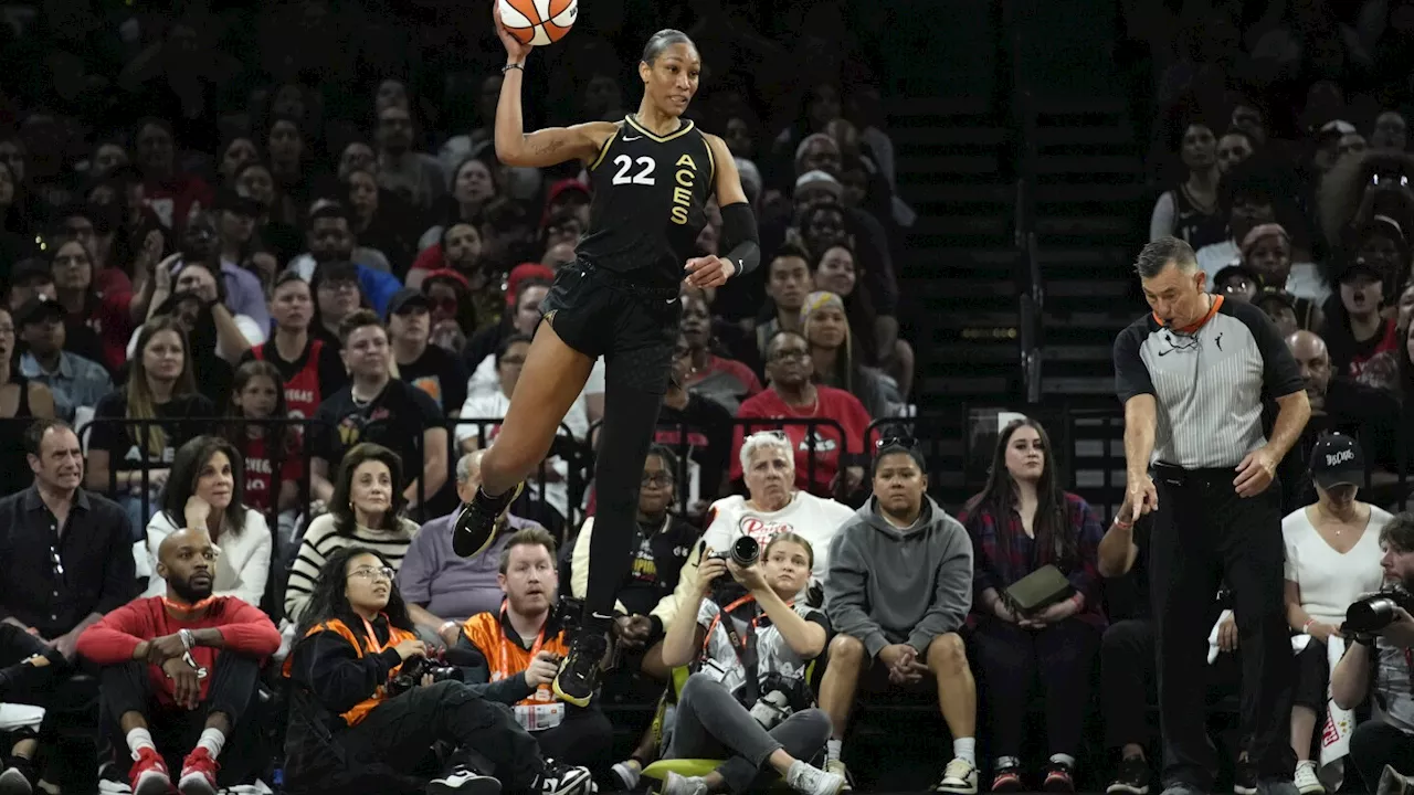 Aces rout Liberty 104-76, take 2-0 series lead in WNBA Finals