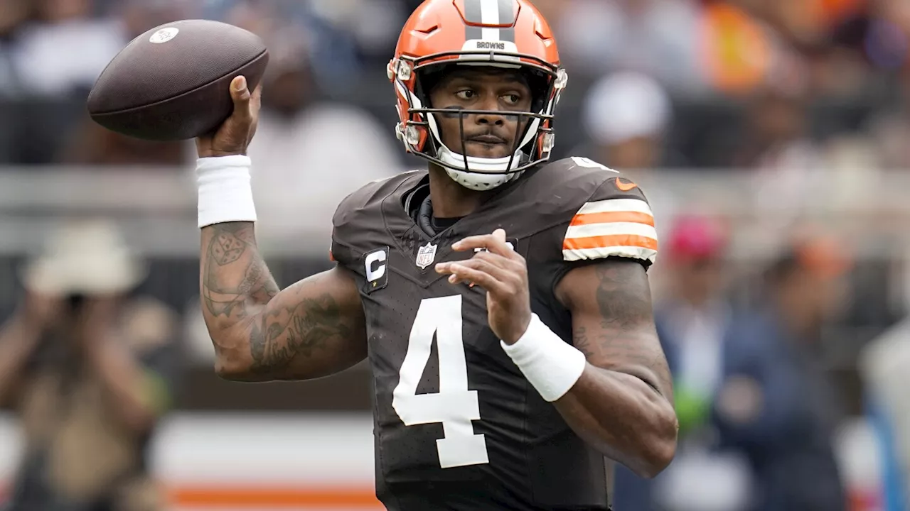 Browns QB Deshaun Watson not practicing again with injury; signs point to him sitting against 49ers