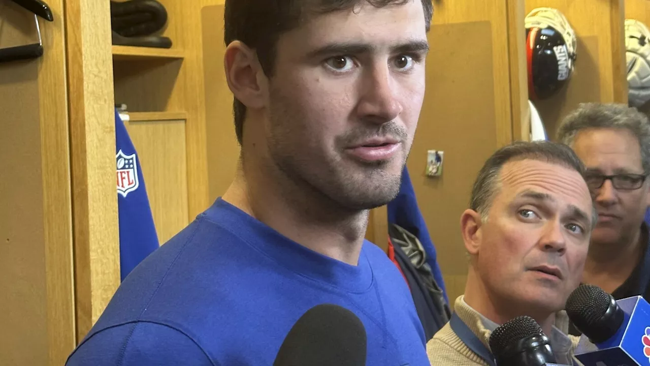 Giants quarterback Daniel Jones misses his second straight practice with a neck injury