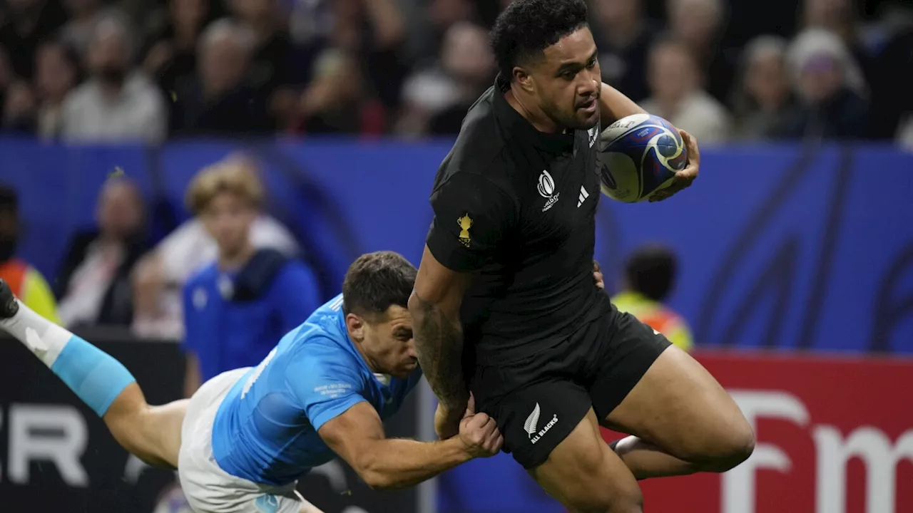 New Zealand picks Fainga'anuku and big hitters to face unchanged Ireland in quarterfinal