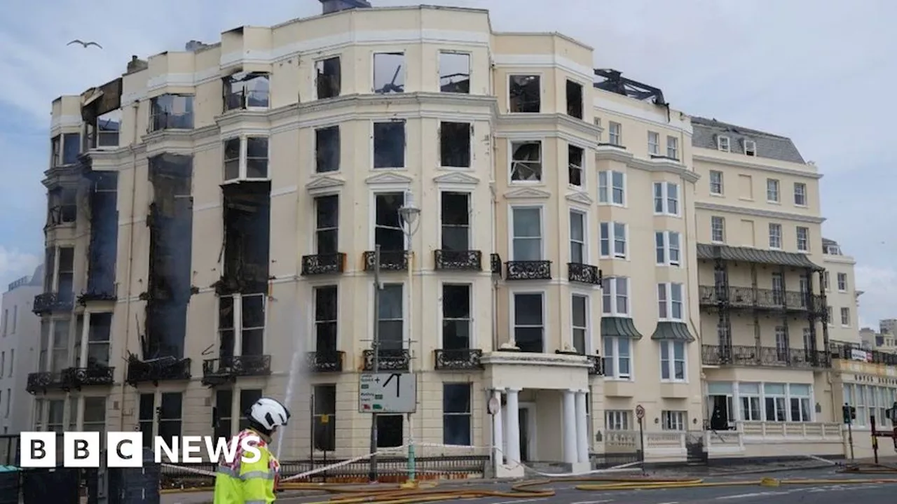 Royal Albion Hotel fire caused by discarded cigarette