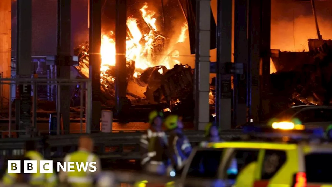 What caused the Luton Airport fire and what happens next?