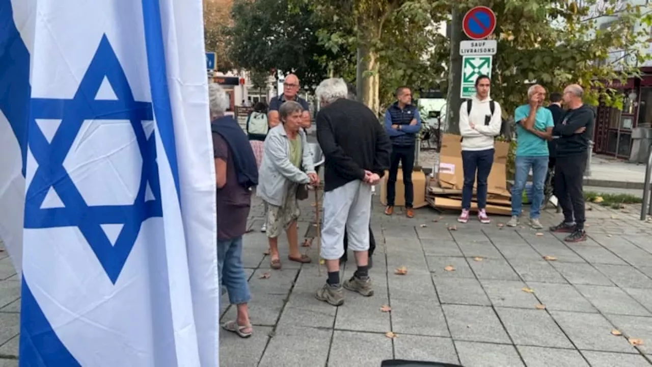 Hautes-Alpes: une trentaine de personnes réunie à Gap en soutien à Israël