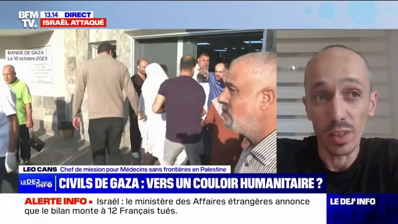 Israël: 'Des bombes tombaient toutes les 30 secondes' témoigne Léo Cans (Médecins sans frontières en Palestine)