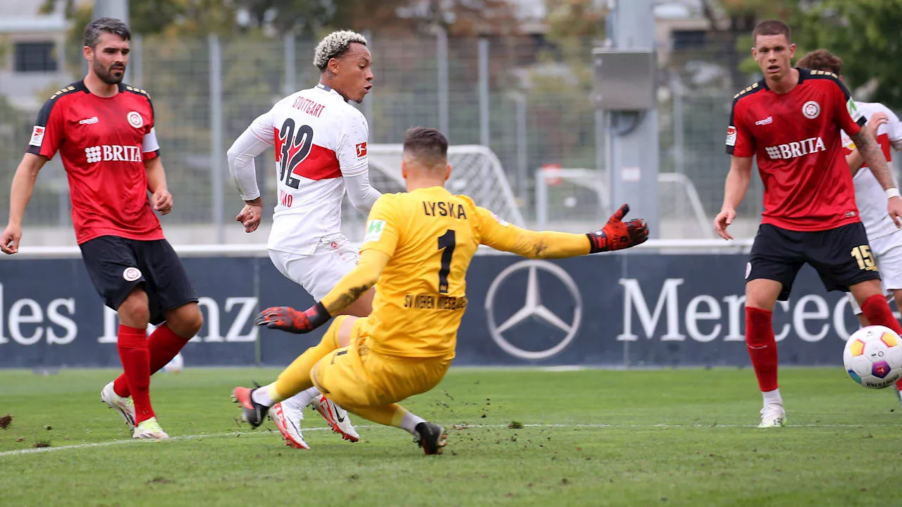 VfB Stuttgart: VfB gewinnt 5:1: Massimo mit Doppelpack im Wiesbaden-Test