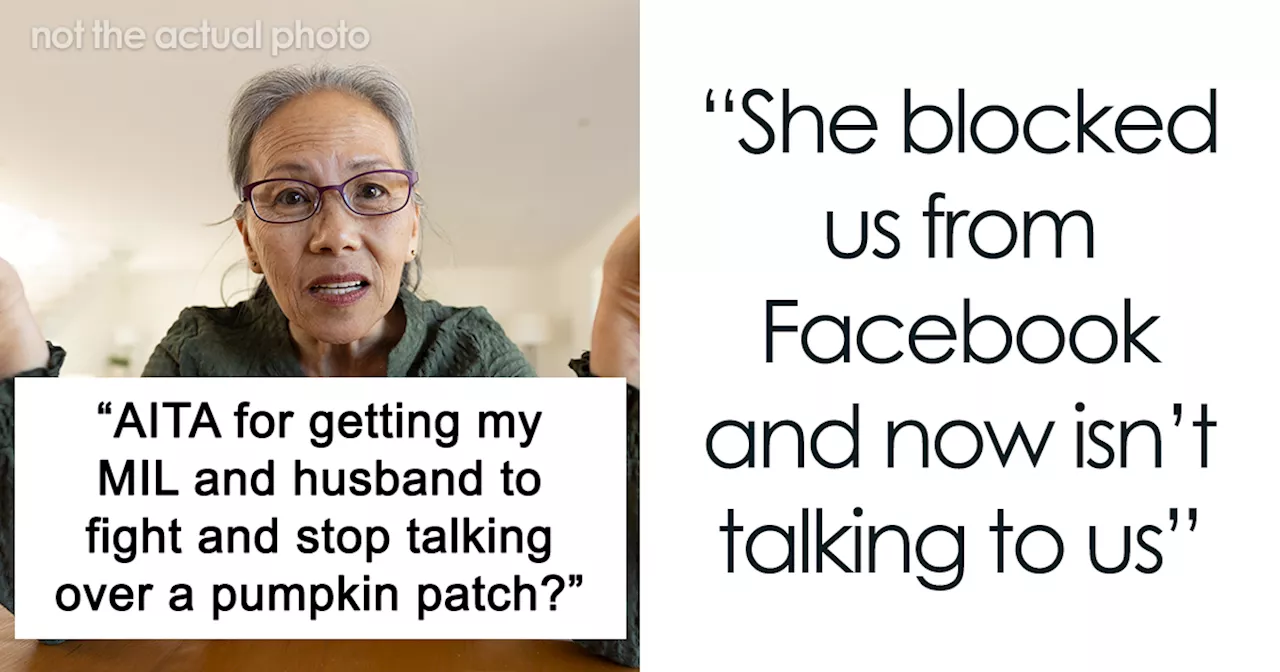 'She Removed/Blocked Us': Woman Took Her Mom To A Pumpkin Patch, Her MIL Is Furious