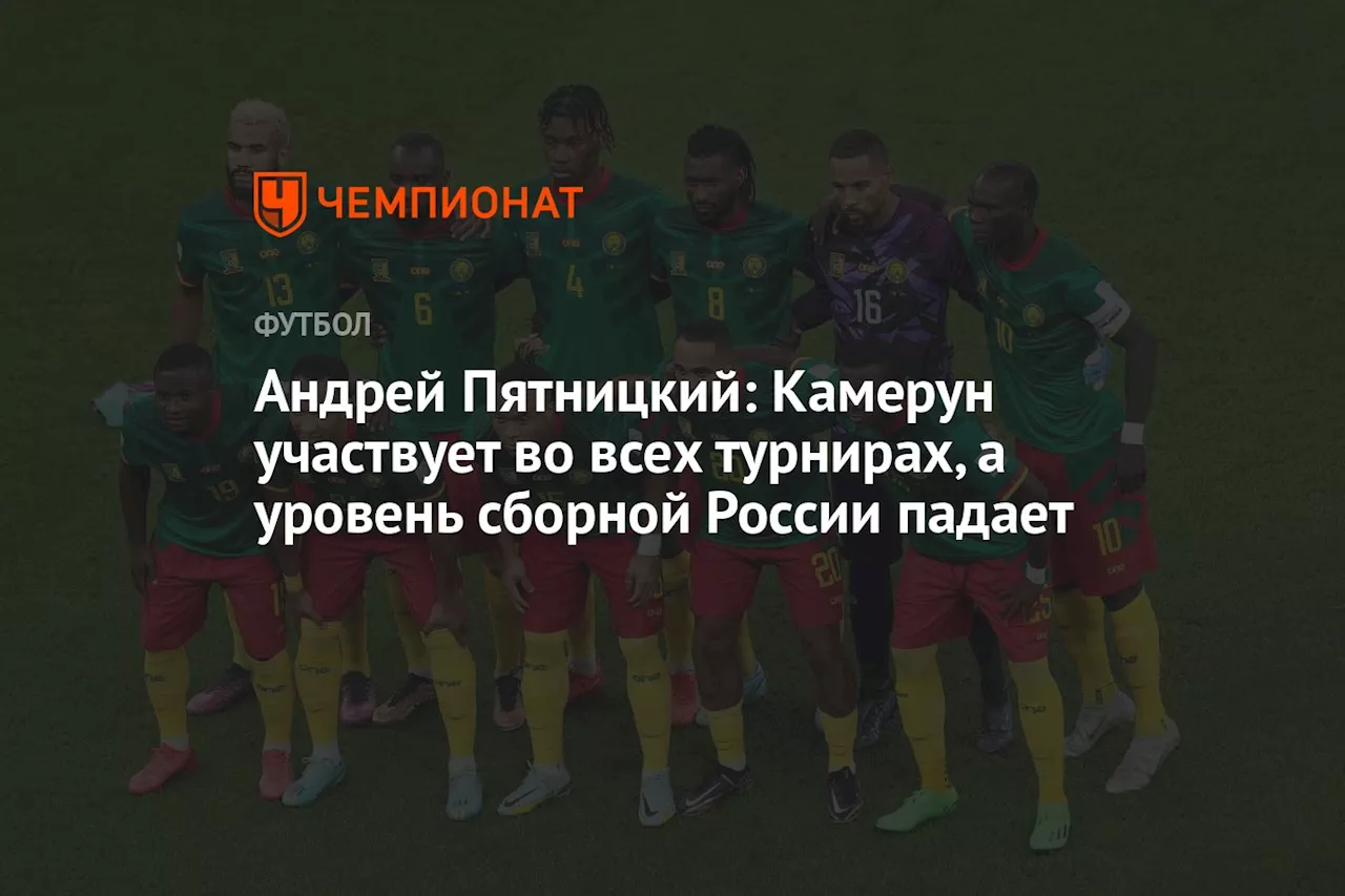 Андрей Пятницкий: Камерун участвует во всех турнирах, а уровень сборной России падает