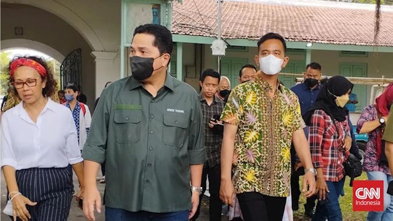 Survei Polling: Erick Thohir Ungguli Gibran di Bursa Cawapres Prabowo