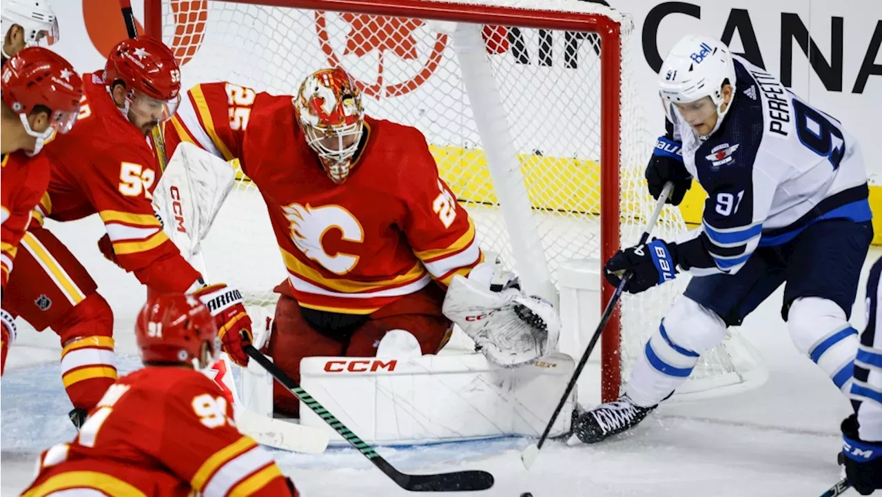 Flames Hold Off Jets 5-3 In Season-opener On The Back Of Markstrom's ...